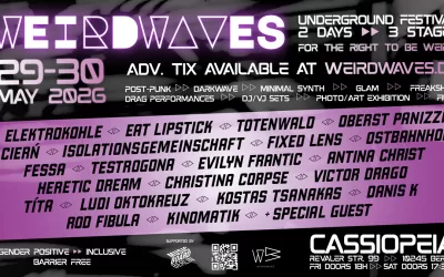Weirdwaves – Berlin Goth + Post-Punk festival May 29-30 2026